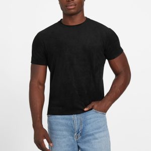Garrett Faux-Suede Tee