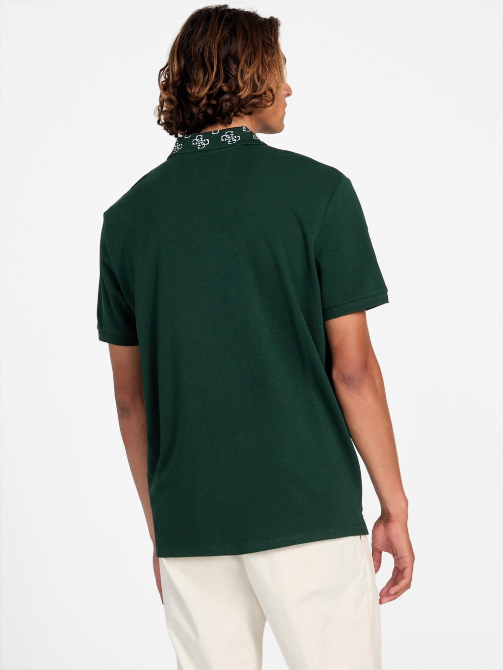 Eco Jacquard Logo Collar Polo - Image 4