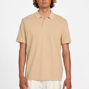 Eco Jacquard Logo Collar Polo
