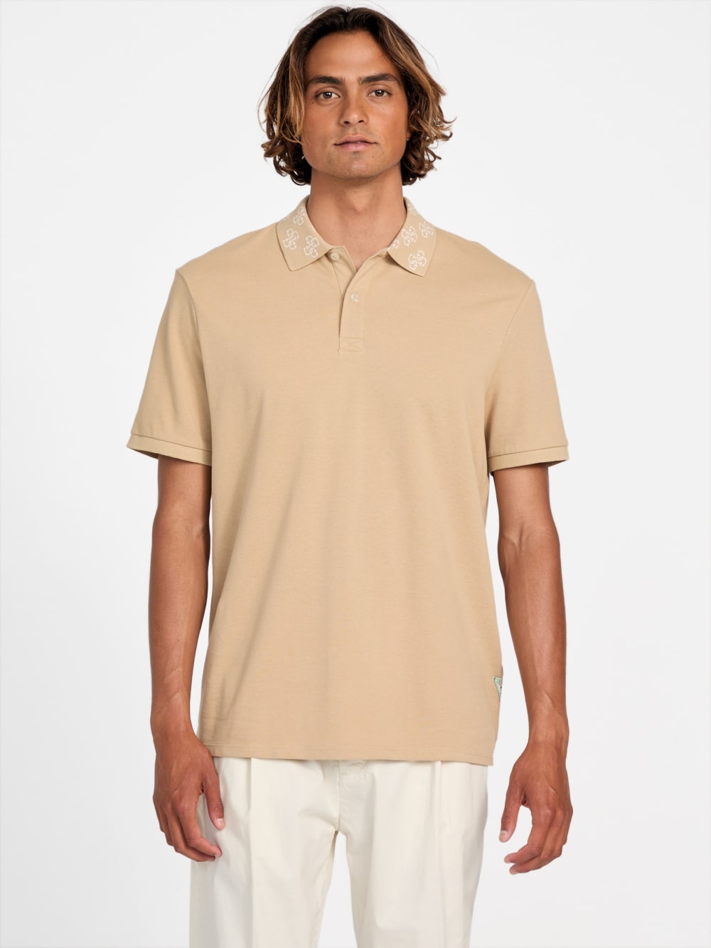Eco Jacquard Logo Collar Polo