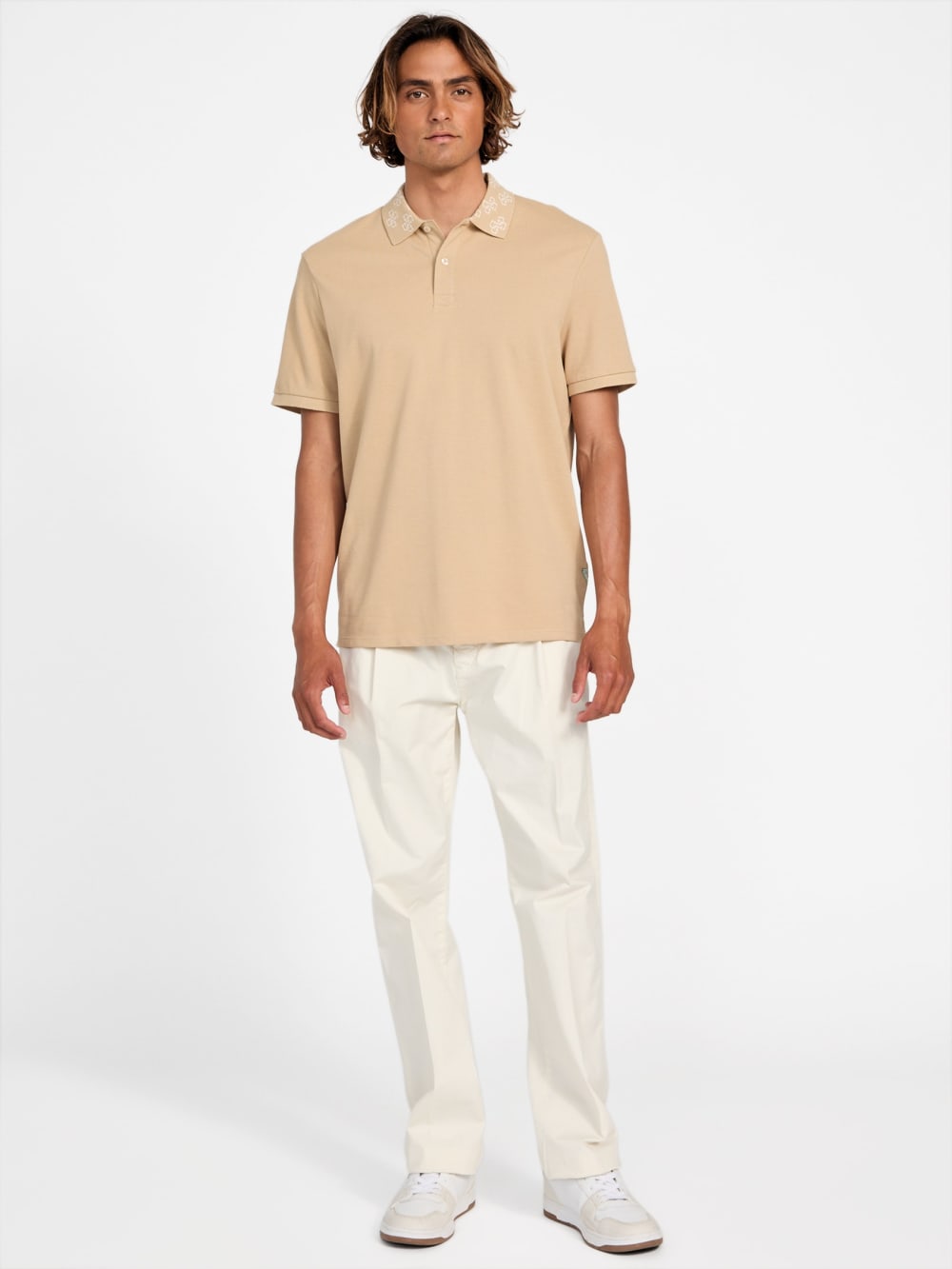 Eco Jacquard Logo Collar Polo - Image 2
