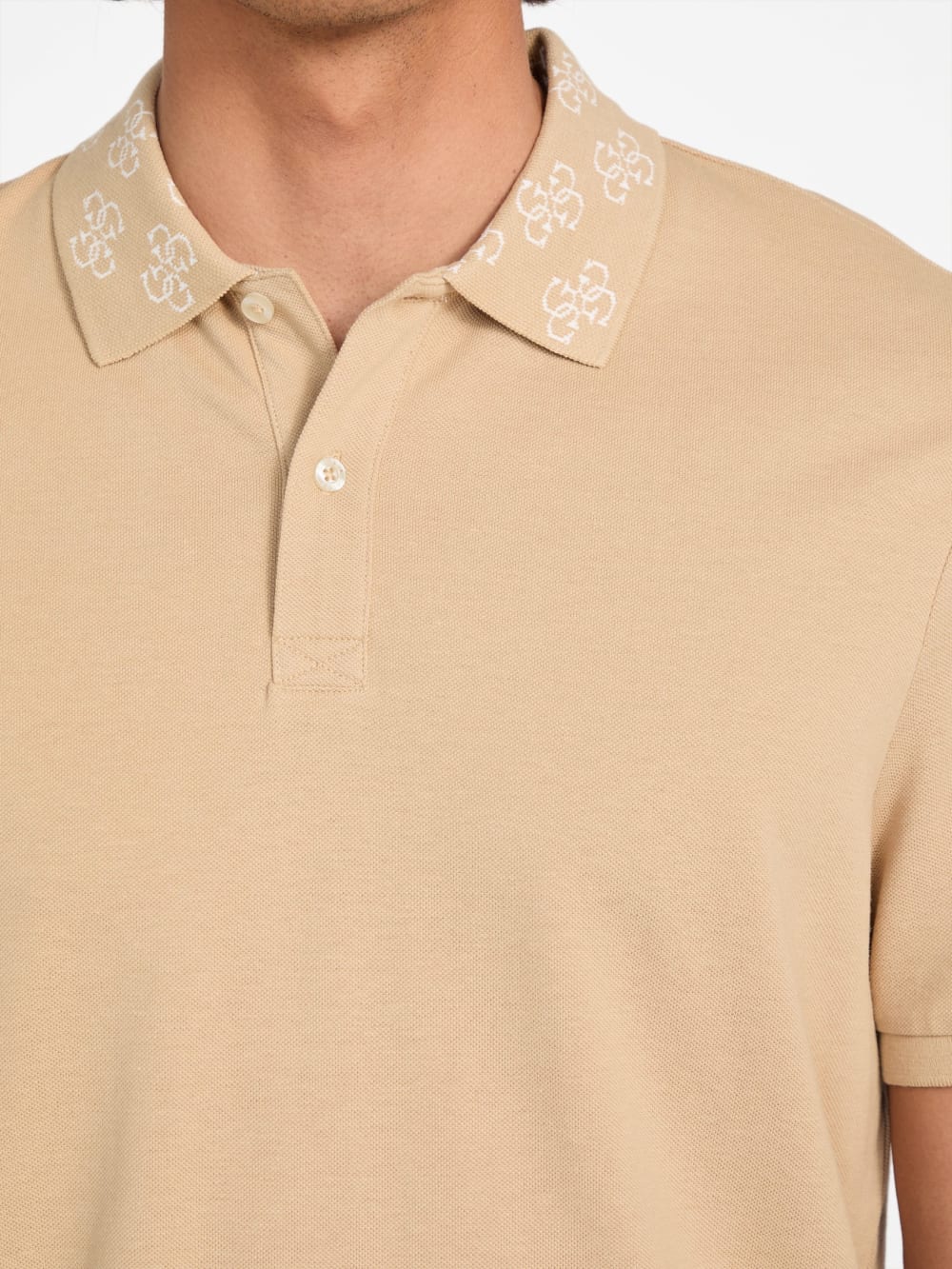 Eco Jacquard Logo Collar Polo - Image 3
