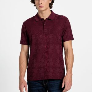 Eco Tonal Jacquard Polo