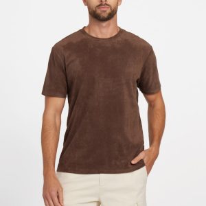 Garrett Faux-Suede Tee