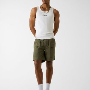 Belted shorts