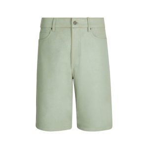 crackle leather short