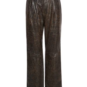 leather joggers