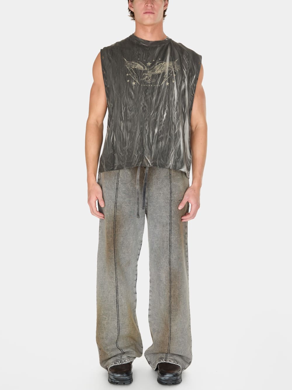 vintage washed jogger pant - Image 2