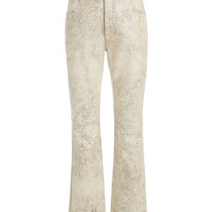 crackle leather pant