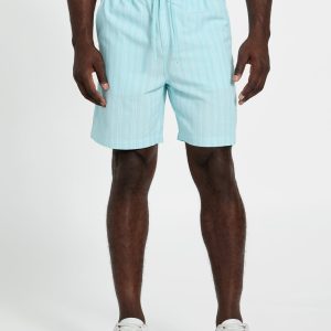 Linen blend shorts