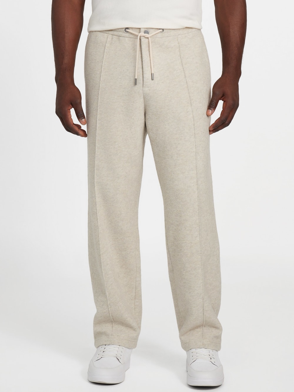 Scuba Wool-Blend Chino Melange Pants