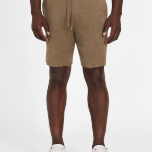 Eco Calvin Chevron-Knit Shorts