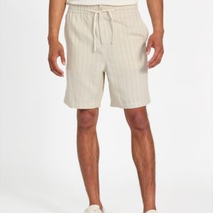 Linen blend shorts