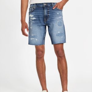 Eco Wyatt Distressed Denim Shorts