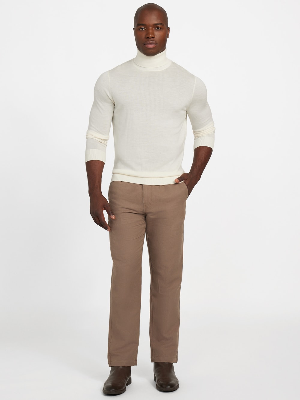 Nolan Linen Cotton Twill Pants - Image 2