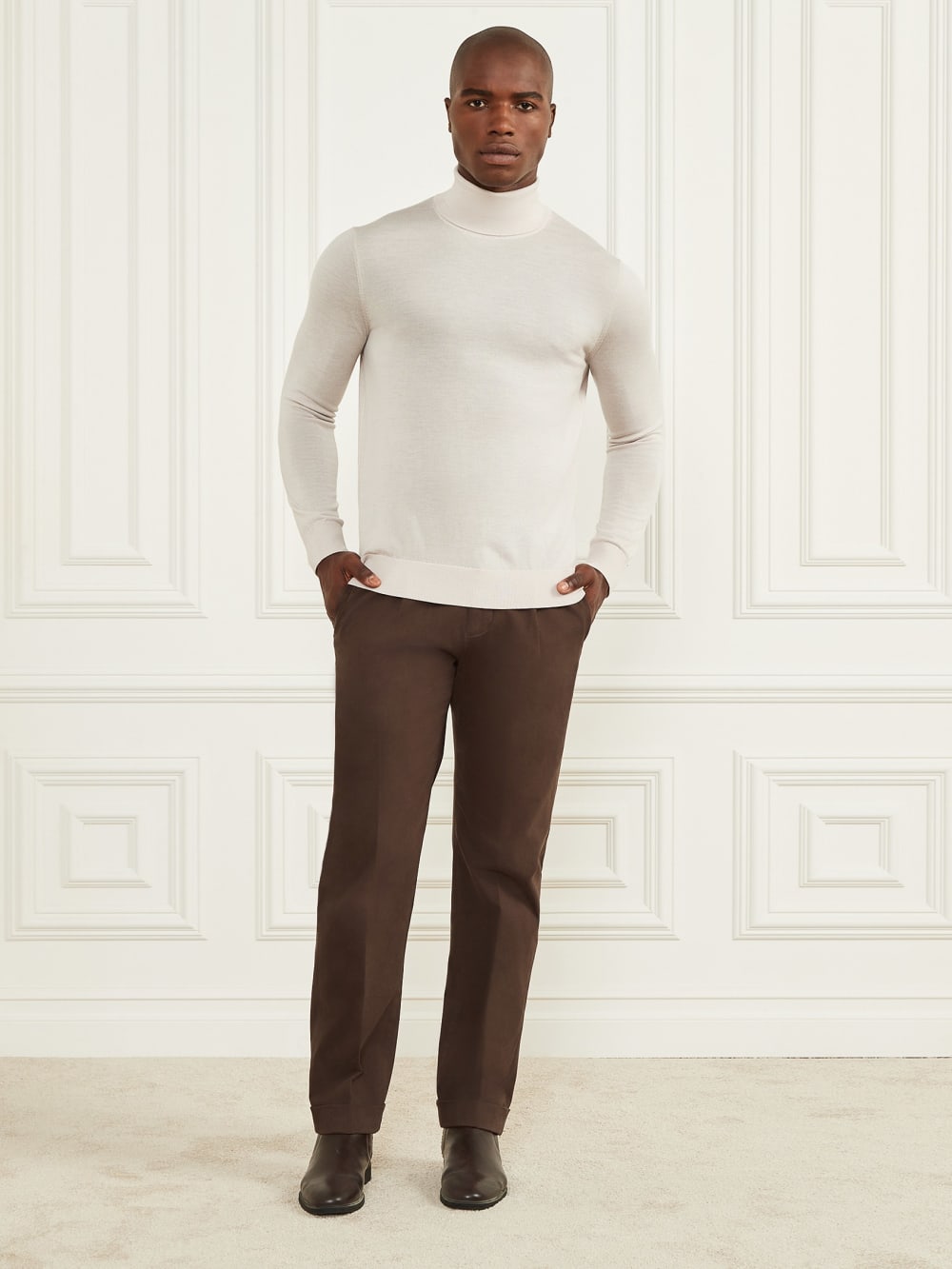 Ethan Twill Roll-Up Chino Pant - Image 2