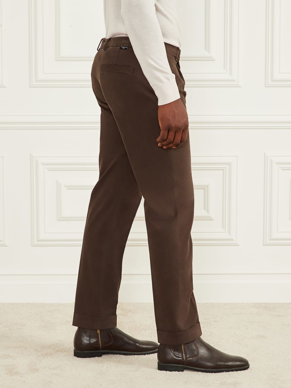 Ethan Twill Roll-Up Chino Pant - Image 3