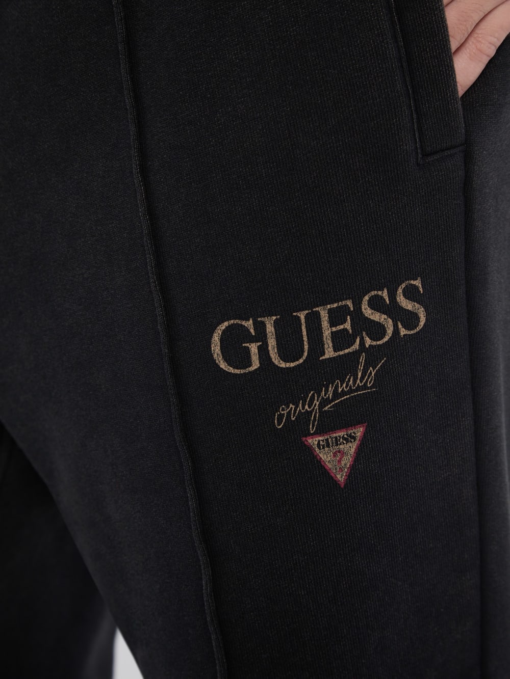 GUESS Originals Stacked Logo Joggers - Image 4