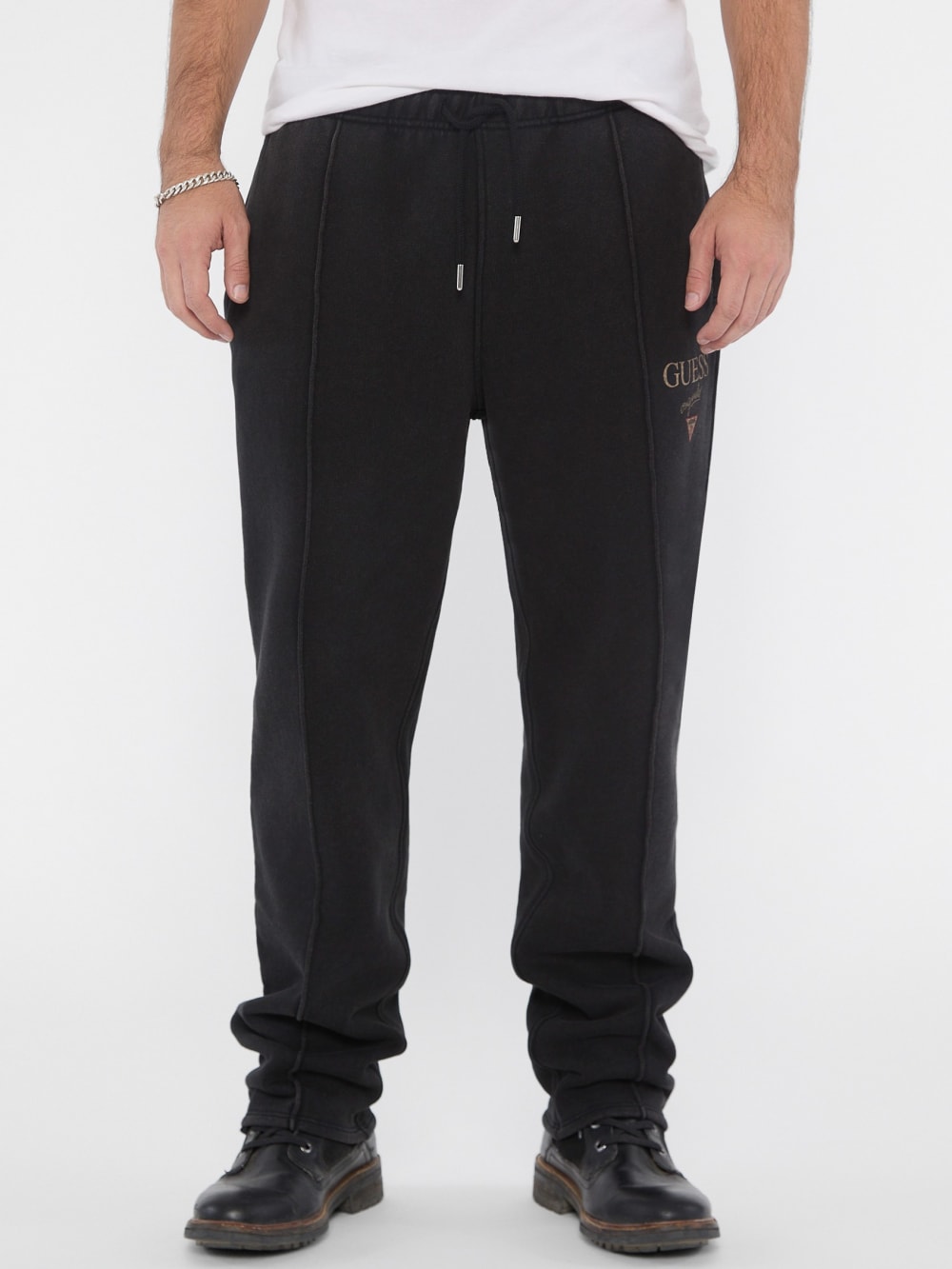GUESS Originals Stacked Logo Joggers - Image 6