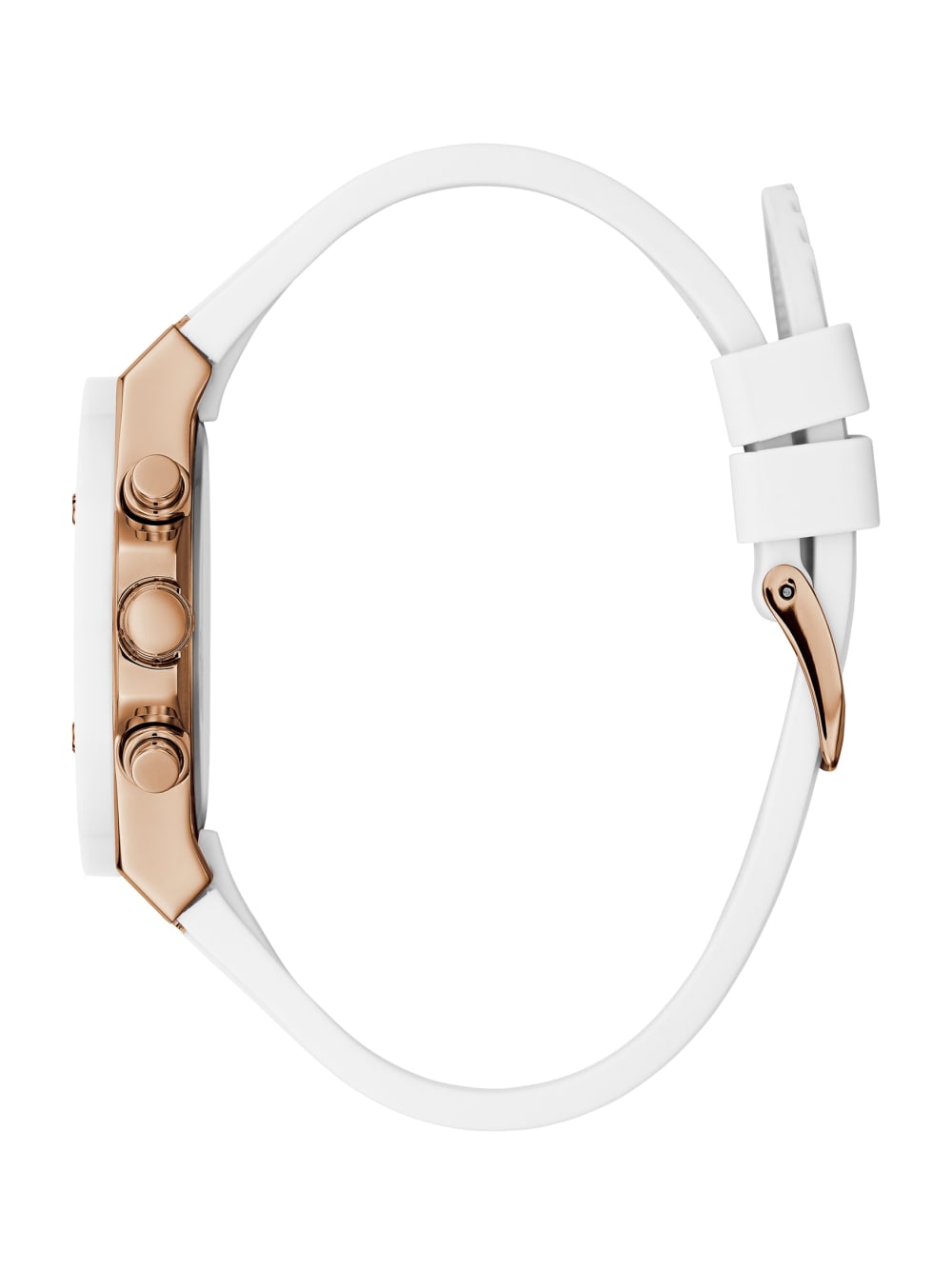 Rose Gold-Tone And White Multifunction Watch - Image 2