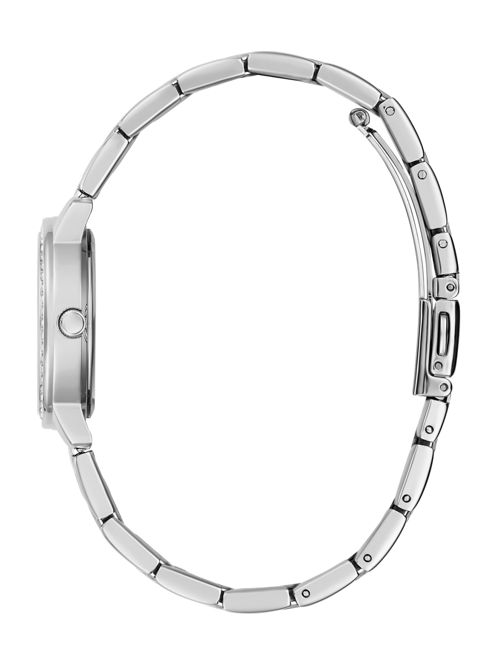 Silver-Tone and Pink Analog Watch - Image 2