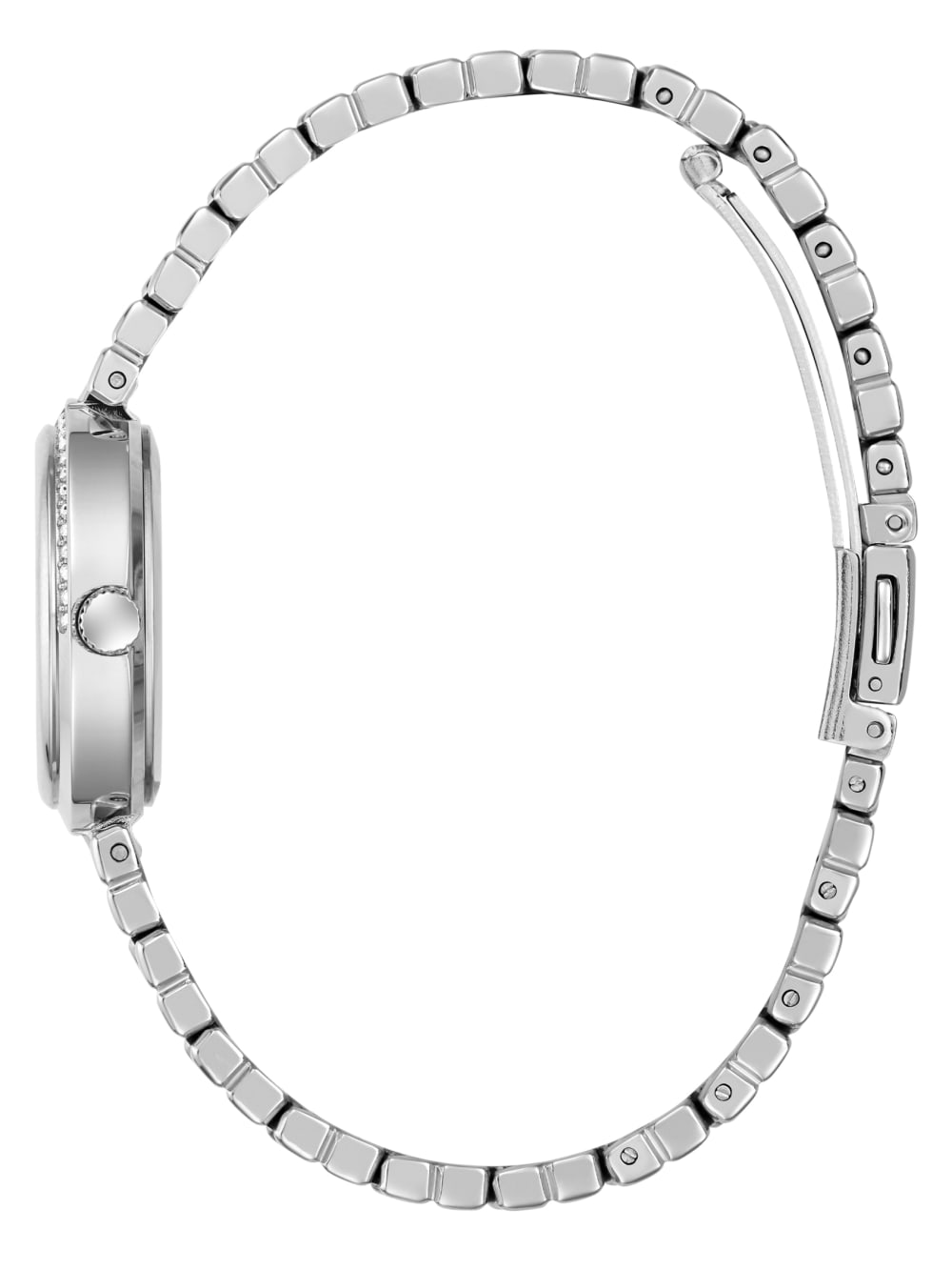 Silver-Tone Green Analog Watch - Image 3