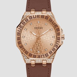 Insignia Brown Leather Analog Watch