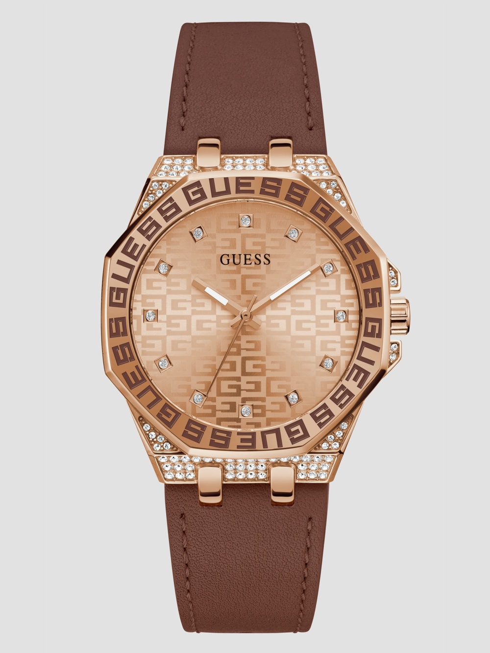 Insignia Brown Leather Analog Watch