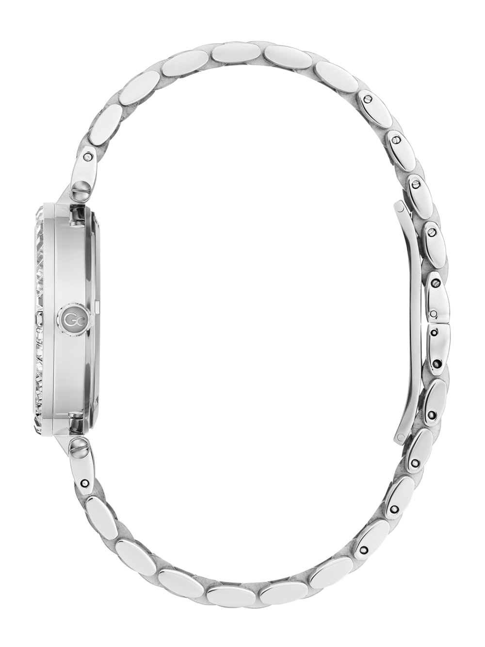 Gc Silver-Tone and Pink Multifunctional Watch - Image 2