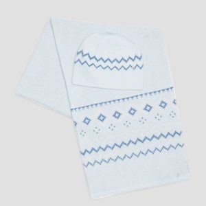 Jacquard Beanie & Scarf Set