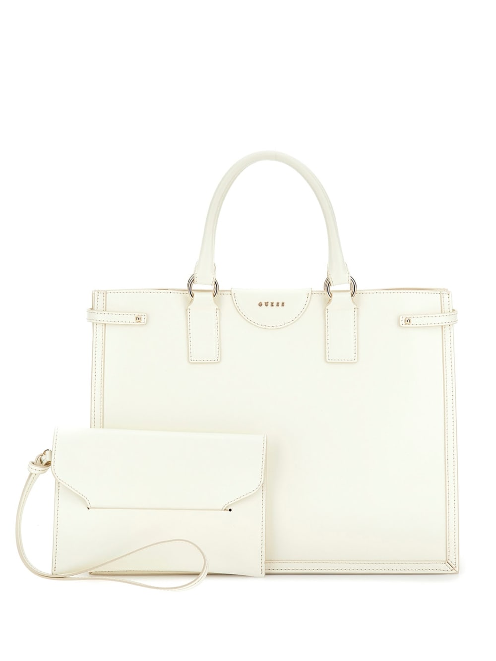 Isa Sleek Leather Medium Tote - Image 5
