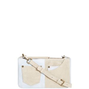 Baguette Denim Shoulder Bag