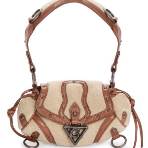 mini claudia faux-fur bag