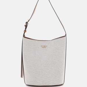 Nicolette Canvas Large Bucket Bag