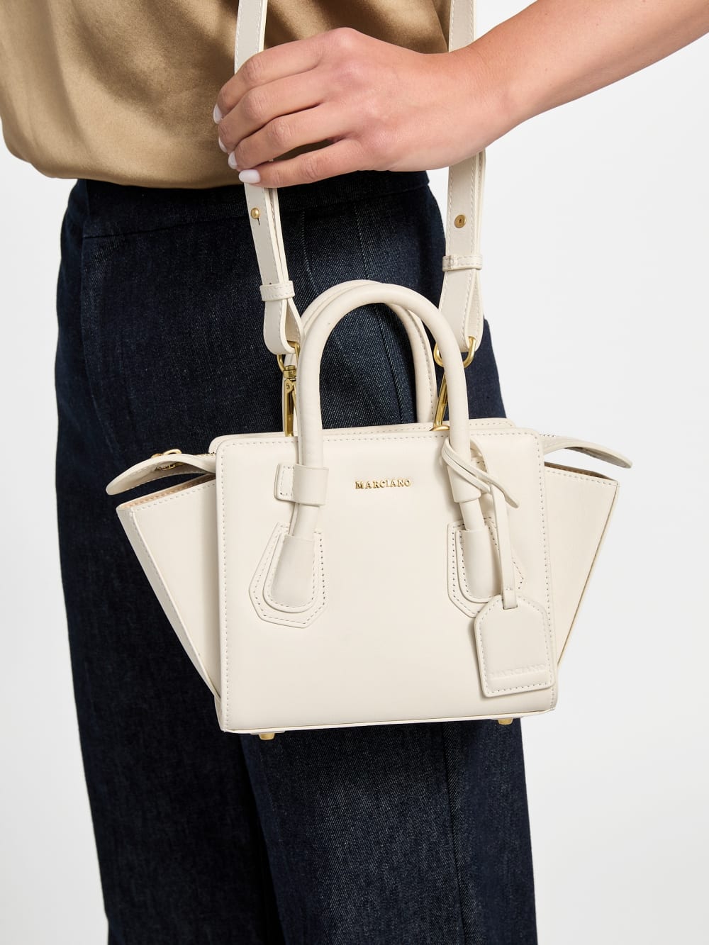 Merava Leather Mini Satchel - Image 2