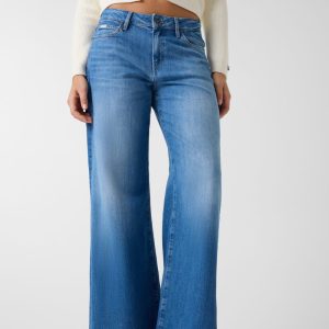 G13 Low-rise extra wide leg jeans