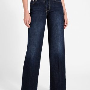 Mid-Rise Sexy Palazzo Wide-Leg Jeans