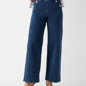 Wide-leg Jeans