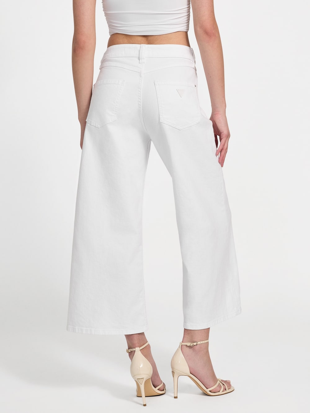 Eco Bellflower Cropped Wide Leg Jeans - Image 4