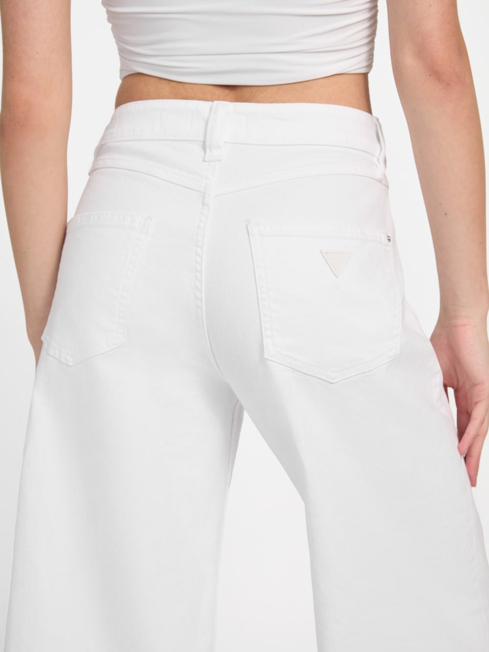 Eco Bellflower Cropped Wide Leg Jeans - Image 5