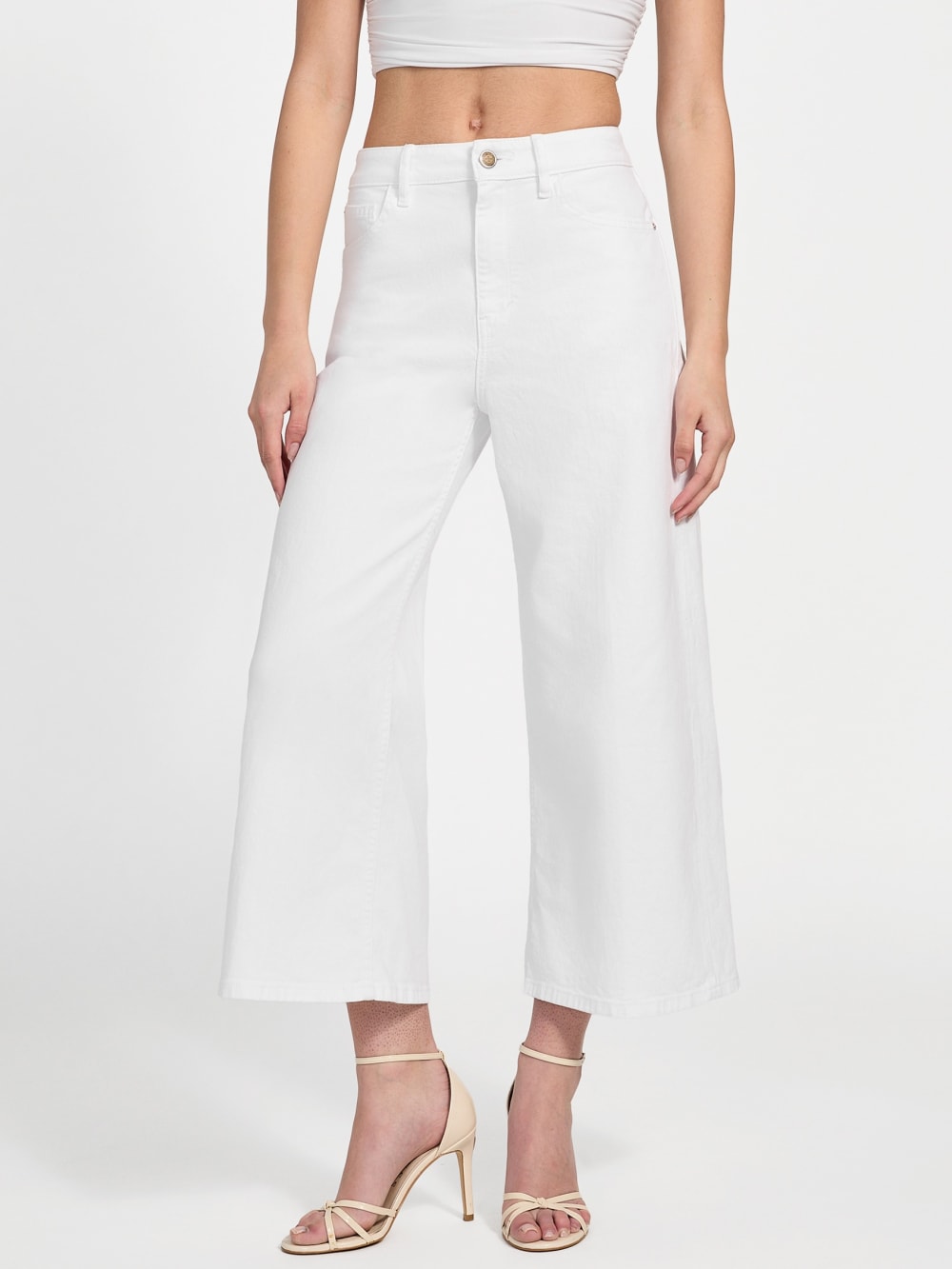 Eco Bellflower Cropped Wide Leg Jeans - Image 6