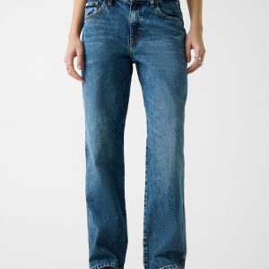 Straight-Leg Boyfriend Jeans