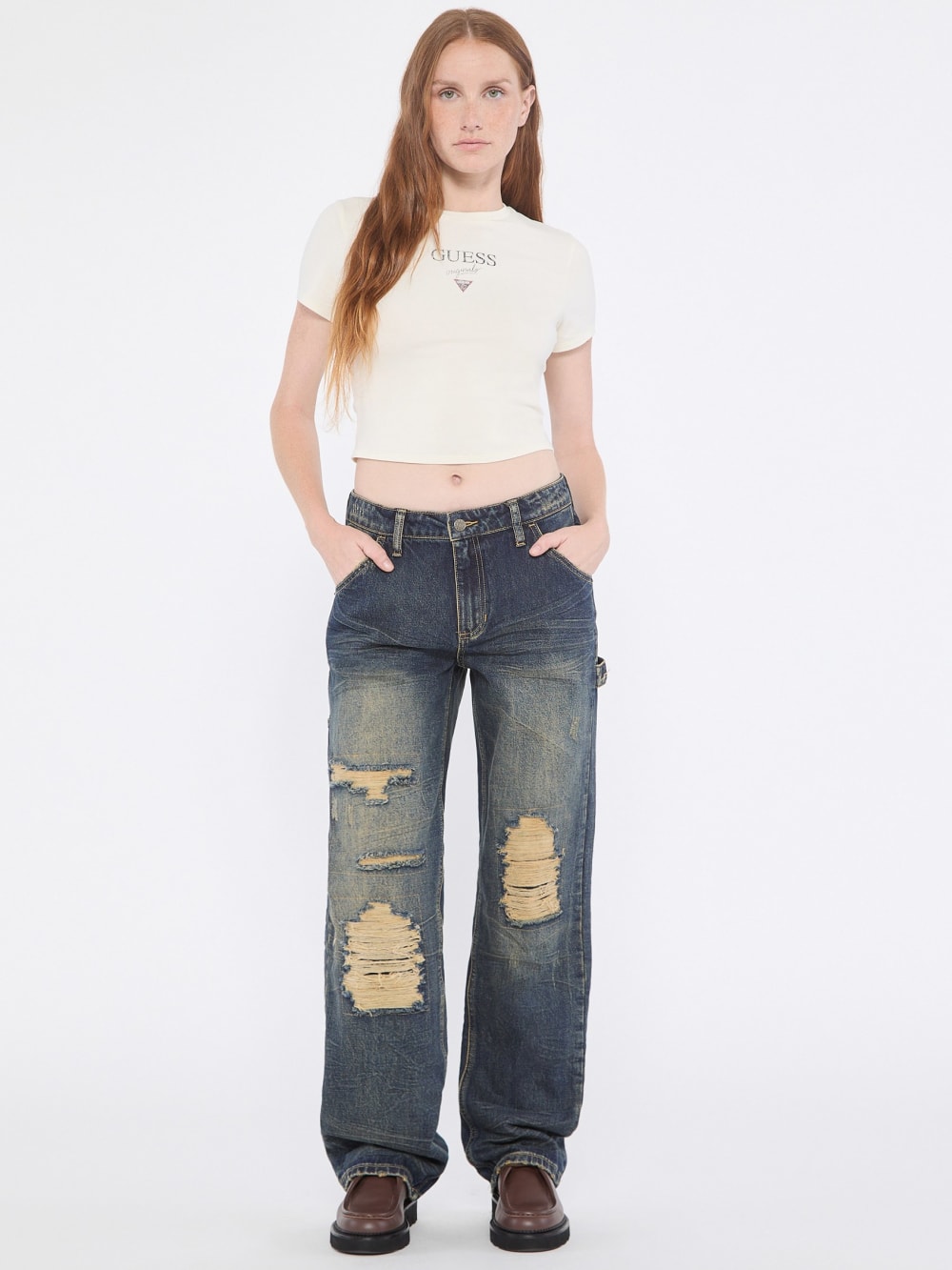 GUESS Originals Distressed Carpenter Jeans - Image 2
