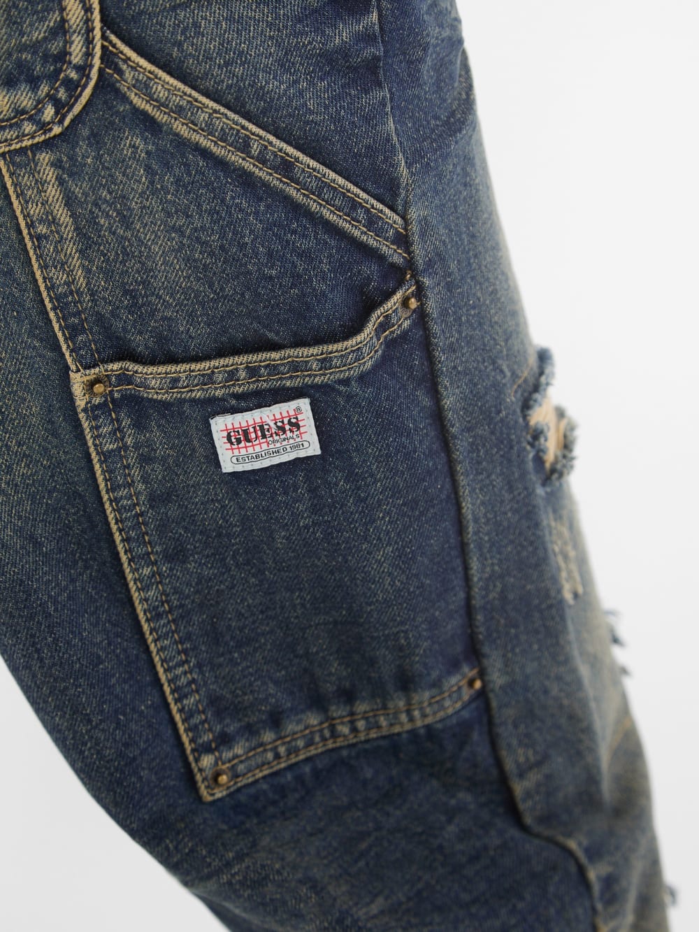 GUESS Originals Distressed Carpenter Jeans - Image 4