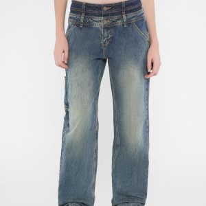 GUESS Originals Double Waistband Carpenter Jeans