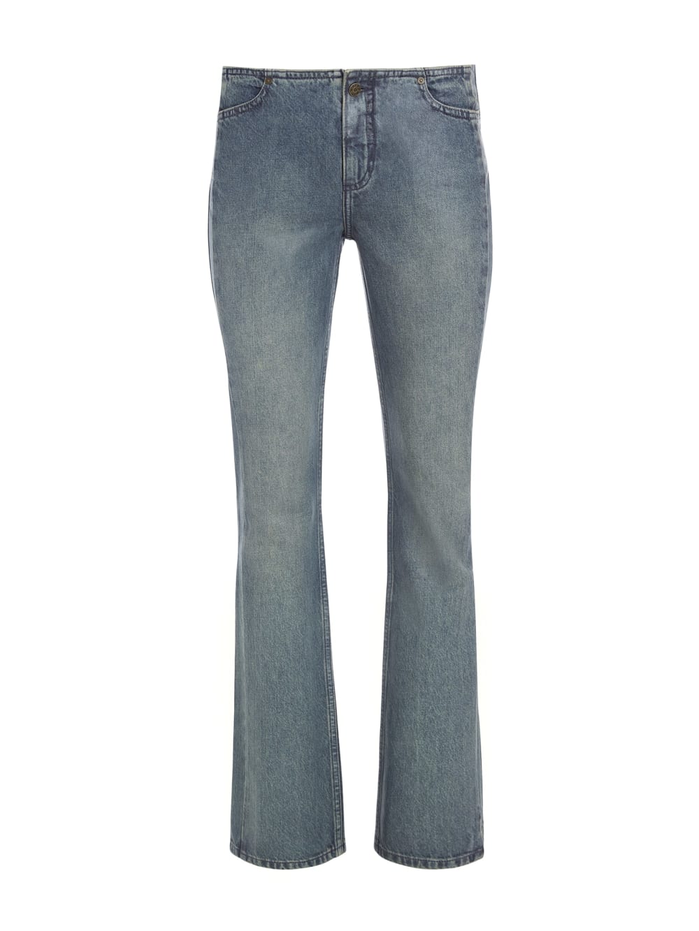 pieced denim jeans