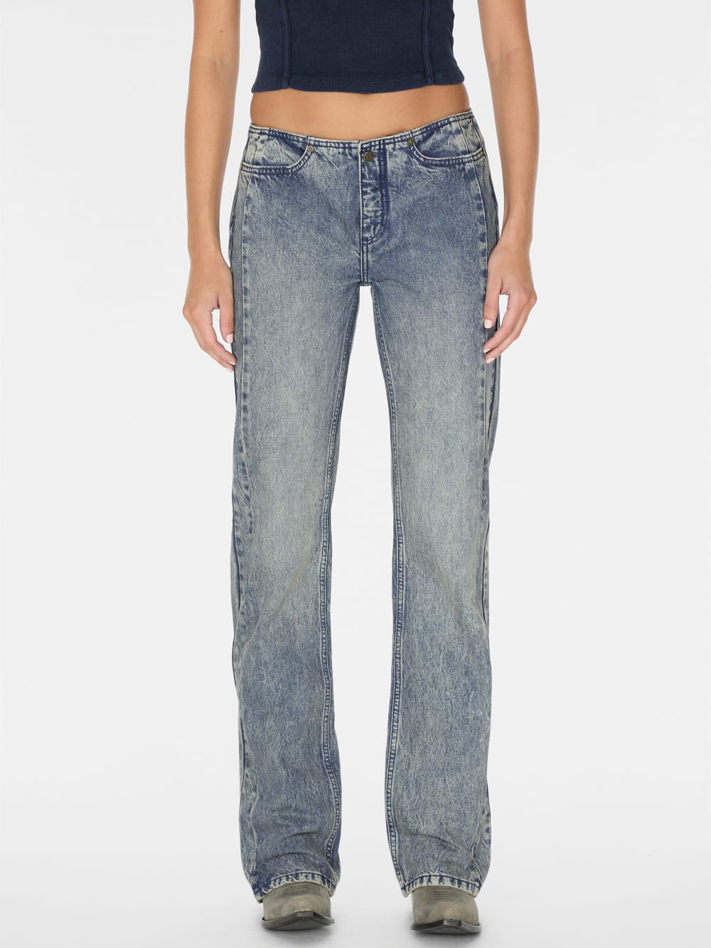 pieced denim jeans - Image 3