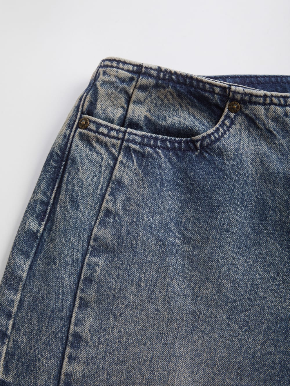 pieced denim jeans - Image 9