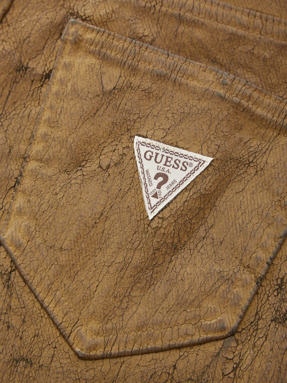 coated denim flare jeans - Image 3