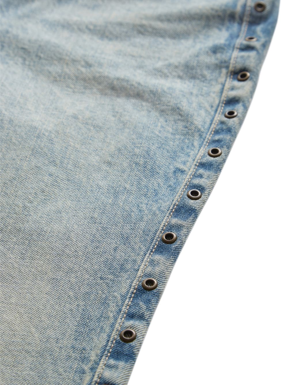 eyelet low-rise denim pants - Image 7